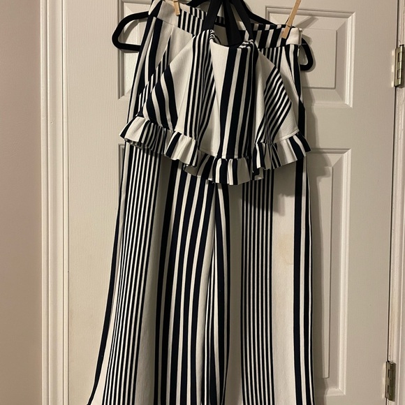Sugar Lips Striped Pants And Top! - Picture 1 of 7